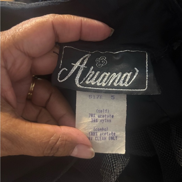 Ariana  Black Floral Puff Sleeve Mini Dress - Picture 5 of 5